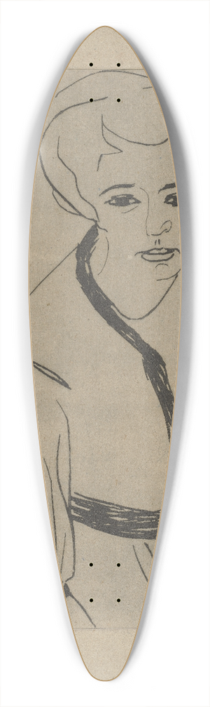 Ernst Ludwig Kirchner - Dodo 39.3 inch art pintail longboard deck