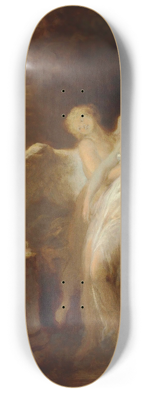 Jean-Honor Fragonard - The sacrifice of the Rose 8.25 inch art skate deck