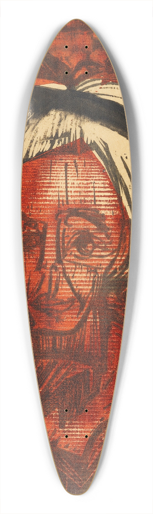 Ernst Ludwig Kirchner - Gelbhaariges Mdchen 39.3 inch art pintail longboard deck