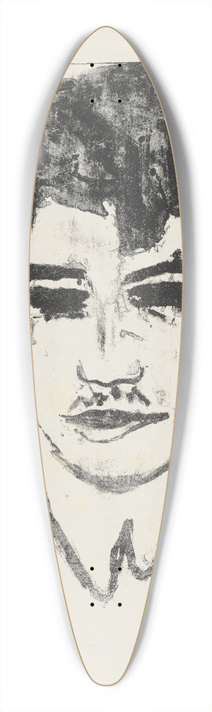 Ernst Ludwig Kirchner - Kopf 2 39.3 inch art pintail longboard deck