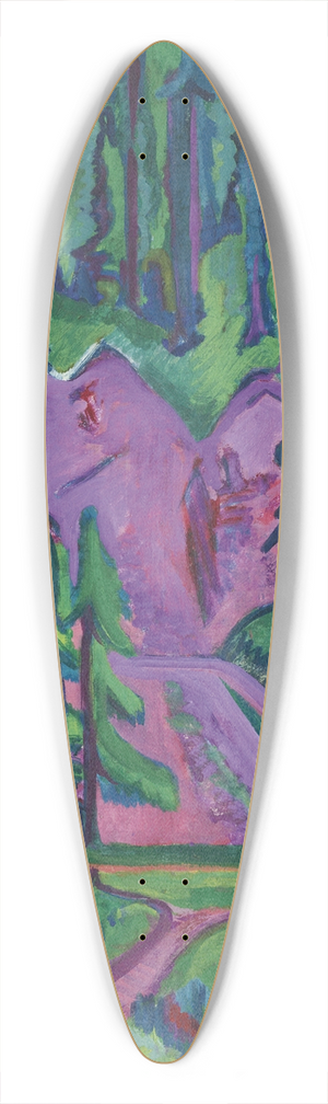 Ernst Ludwig Kirchner - Steinbruch bei Wildboden 39.3 inch art pintail longboard deck