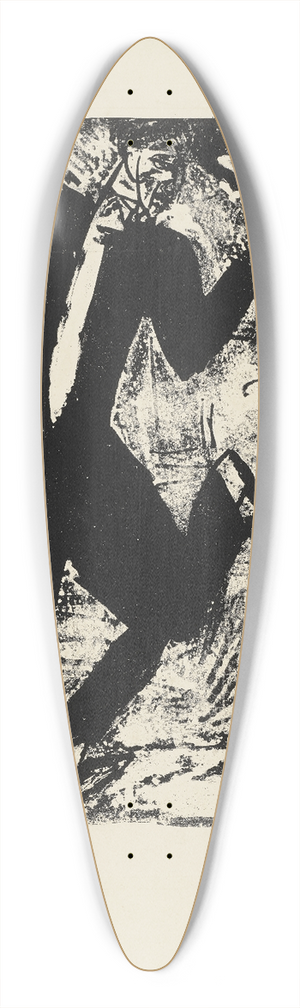 Ernst Ludwig Kirchner - Stepptnzer 39.3 inch art pintail longboard deck