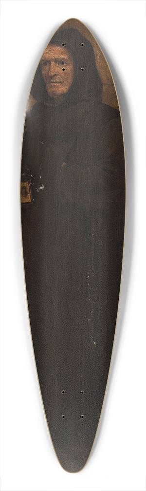 Ernst Meyer - A Franciscan Monk 39.3 inch art pintail longboard deck
