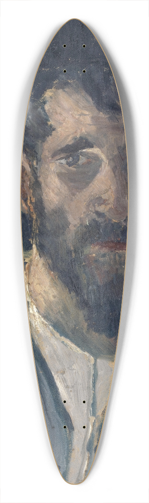 Ernst Schiess - Self-Portrait II 39.3 inch art pintail longboard deck