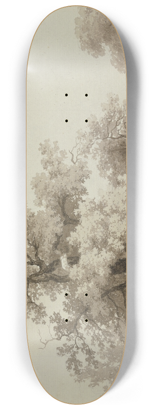 Jean-Jacques de Boissieu - Landschaft mit groen Bumen 8.25 inch art skate deck