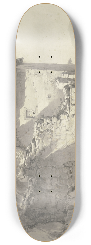 Jean-Jacques de Boissieu - Ruins in Dargoire 8.25 inch art skate deck