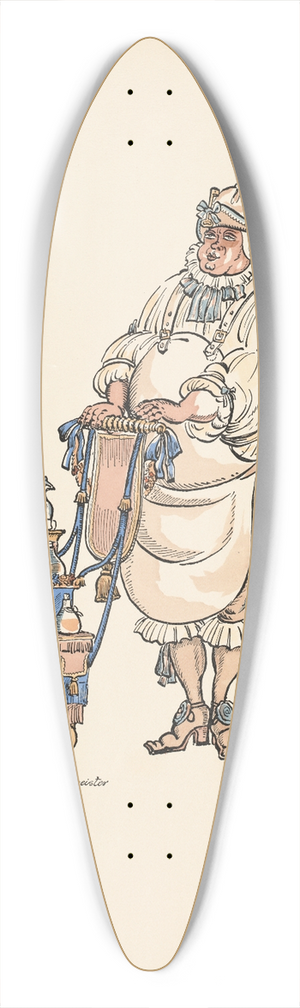 Ernst Stern - Der Kellermeister 39.3 inch art pintail longboard deck