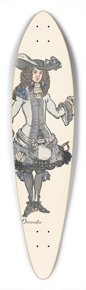 Ernst Stern - Dorantes 39.3 inch art pintail longboard deck