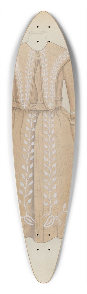 Esther Hansen - Boys Dress 39.3 inch art pintail longboard deck