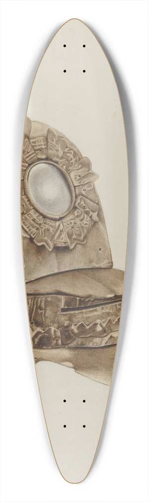 Esther Molina - Turtle Shell Bureau 39.3 inch art pintail longboard deck