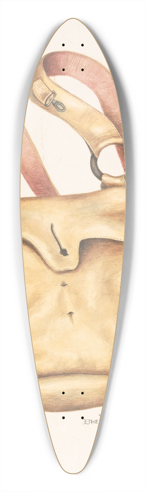 Ethel Dougan - Ammunition Bag 39.3 inch art pintail longboard deck