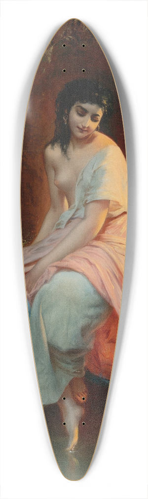 Etienne Adolphe Piot - The Bather 39.3 inch art pintail longboard deck