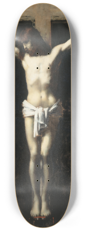 Jean-Jacques Henner - Christ en croix 8.25 inch art skate deck