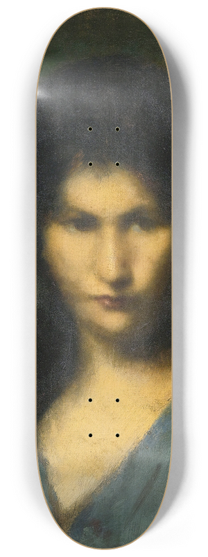 Jean-Jacques Henner - Portrait Of A Young Woman 8.25 inch art skate deck