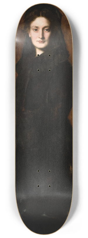 Jean-Jacques Henner - Portrait of Madame Paul Duchesne-Fournet 8.25 inch art skate deck
