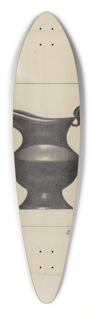 Eugene Barrell - Pewter Pitcher 39.3 inch art pintail longboard deck