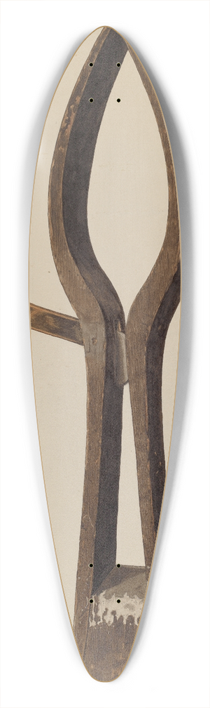 Eugene Bartz - Clamp Jack 39.3 inch art pintail longboard deck