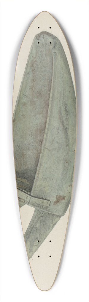 Eugene Bartz - Wooden Scoop 39.3 inch art pintail longboard deck