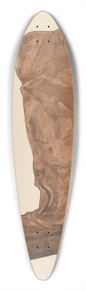 Eugene C. Miller - Boot 39.3 inch art pintail longboard deck