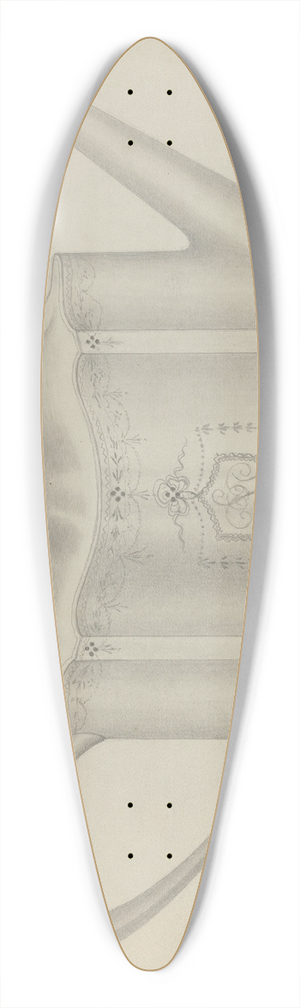 Eugene La Foret - Silver Teapot 39.3 inch art pintail longboard deck