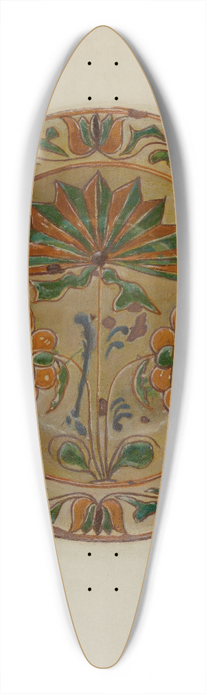 Eugene Shellady - Pa. German Dish 39.3 inch art pintail longboard deck
