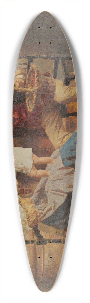 Eugenio Zampighi - First steps 39.3 inch art pintail longboard deck