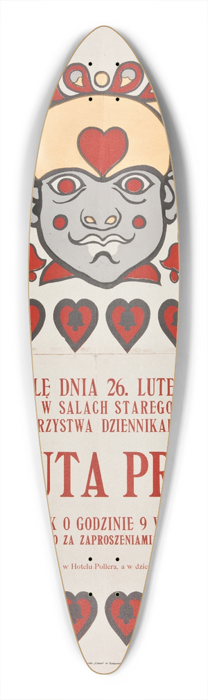 Eugeniusz Ludwik Dbrowa-Dbrowski - Reduta Prasy 39.3 inch art pintail longboard deck