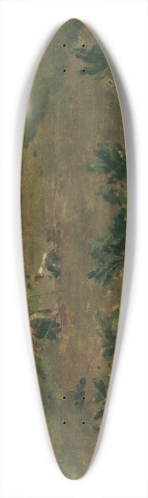 Eugen Jettel - Feldarbeit 39.3 inch art pintail longboard deck