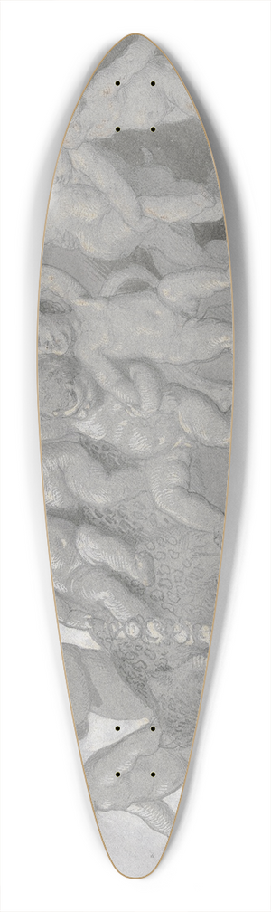 Eugen Klimsch - Ein von Amoretten gebildeter Bacchantenzug 39.3 inch art pintail longboard deck