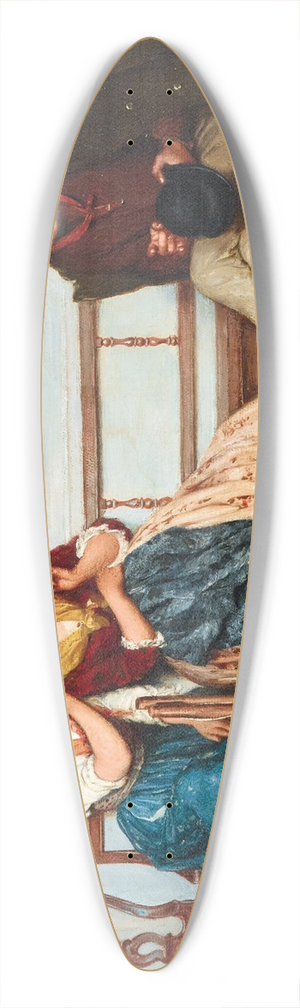 Eugen von Blaas - Secrets 39.3 inch art pintail longboard deck