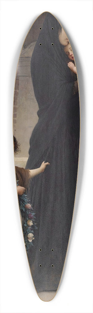 Eugen von Blaas - Semper Vivit Amor 39.3 inch art pintail longboard deck