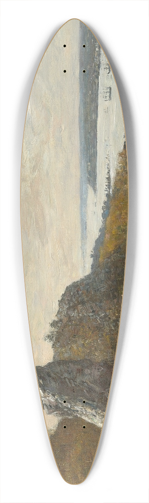 Eugne Boudin - Environs de Brest, embouchure de llorn 39.3 inch art pintail longboard deck