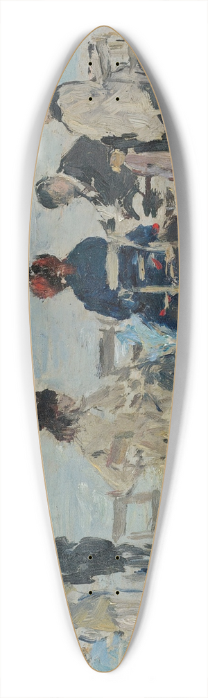 Eugne Boudin - Scne De Plage 39.3 inch art pintail longboard deck