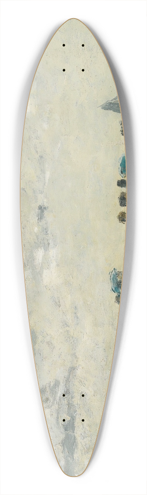 Eugne Boudin - Scne De Plage  Trouville 39.3 inch art pintail longboard deck