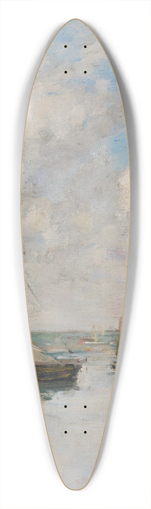 Eugne Boudin - Trouville, les jetes 39.3 inch art pintail longboard deck