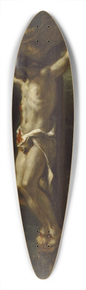 Eugne Delacroix - Christ on the cross 39.3 inch art pintail longboard deck