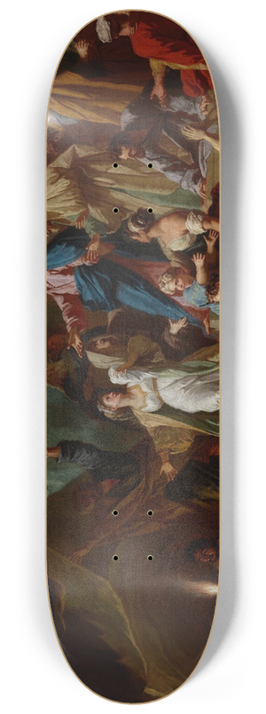 Jean Jouvenet - The Raising of Lazarus 8.25 inch art skate deck