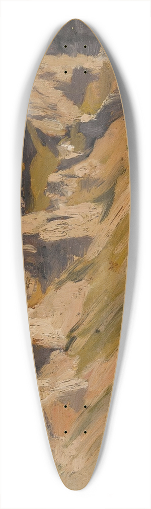 Eugne Fromentin - A view of Donzre 39.3 inch art pintail longboard deck