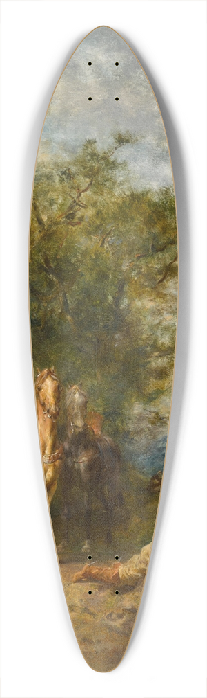 Eugne Fromentin - The Ambush 39.3 inch art pintail longboard deck