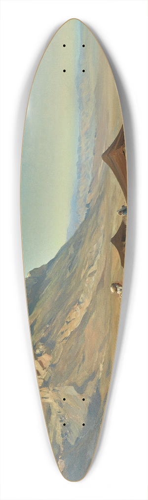 Eugne Girardet - A Bedouin Encampment 39.3 inch art pintail longboard deck