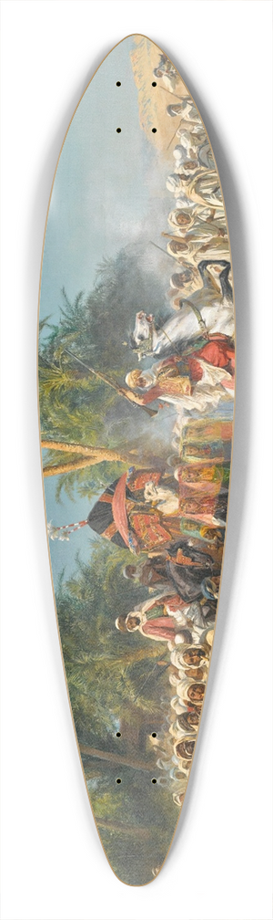 Eugne Girardet - Celebration in Biskra 39.3 inch art pintail longboard deck