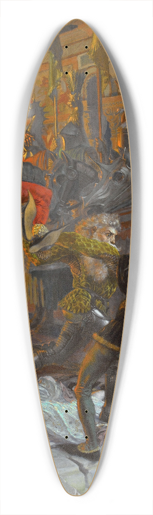 Eugne Grasset - Eviradnus 39.3 inch art pintail longboard deck