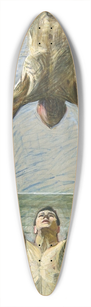 Eugne Jansson - Acrobats 39.3 inch art pintail longboard deck