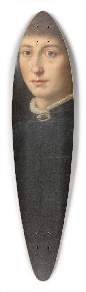 Eugne Siberdt - Madame Van Soom 39.3 inch art pintail longboard deck