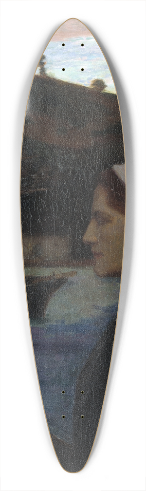 Eugne Vail - A Breton Sunday 39.3 inch art pintail longboard deck