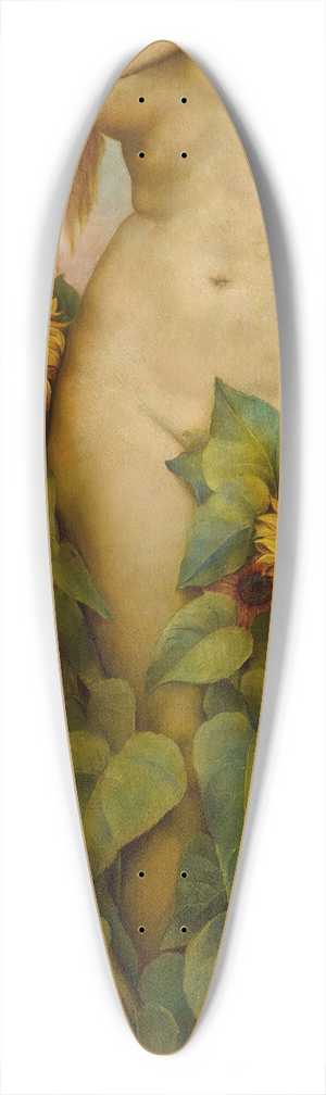 Evelyn De Morgan - Clytie 39.3 inch art pintail longboard deck