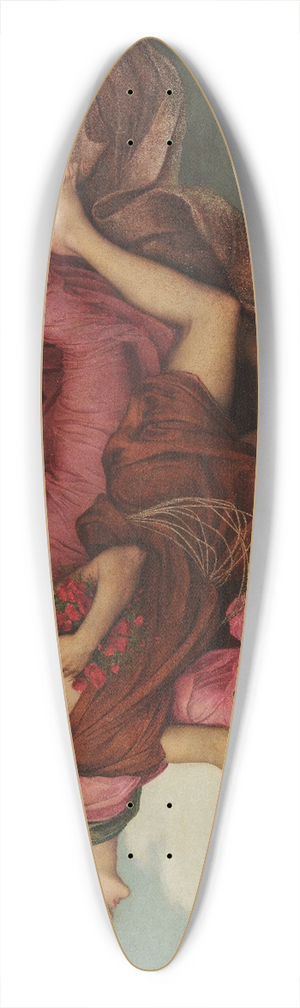 Evelyn De Morgan - Night and Sleep 39.3 inch art pintail longboard deck