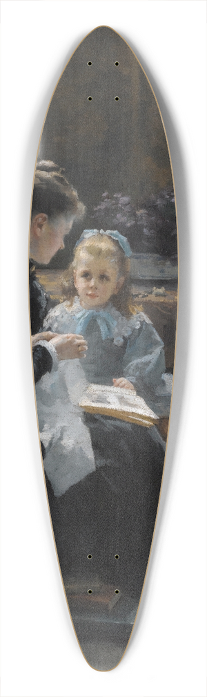 Fanny Fleury - La Lecon 39.3 inch art pintail longboard deck