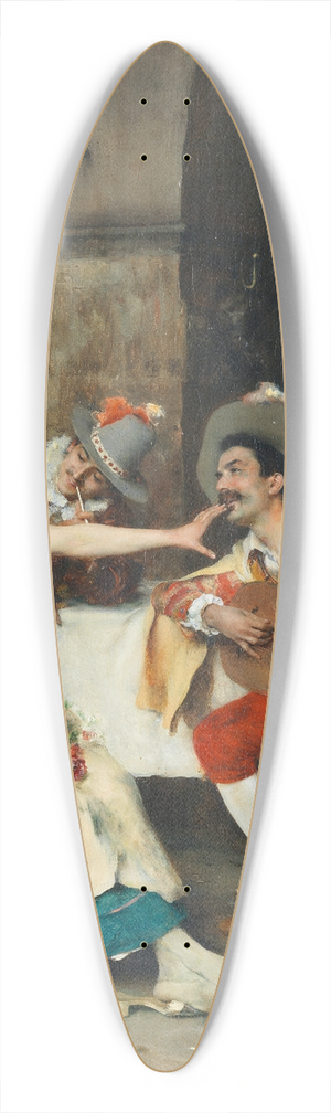 Federico Andreotti - The serenade 39.3 inch art pintail longboard deck