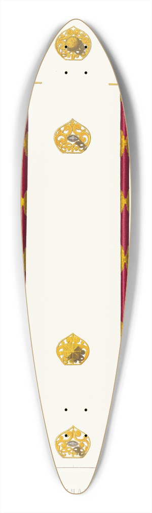 Fedor Grigoryevich Solntsev - Konchary 39.3 inch art pintail longboard deck